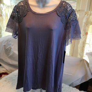 AGB Lilac Pull Over Top